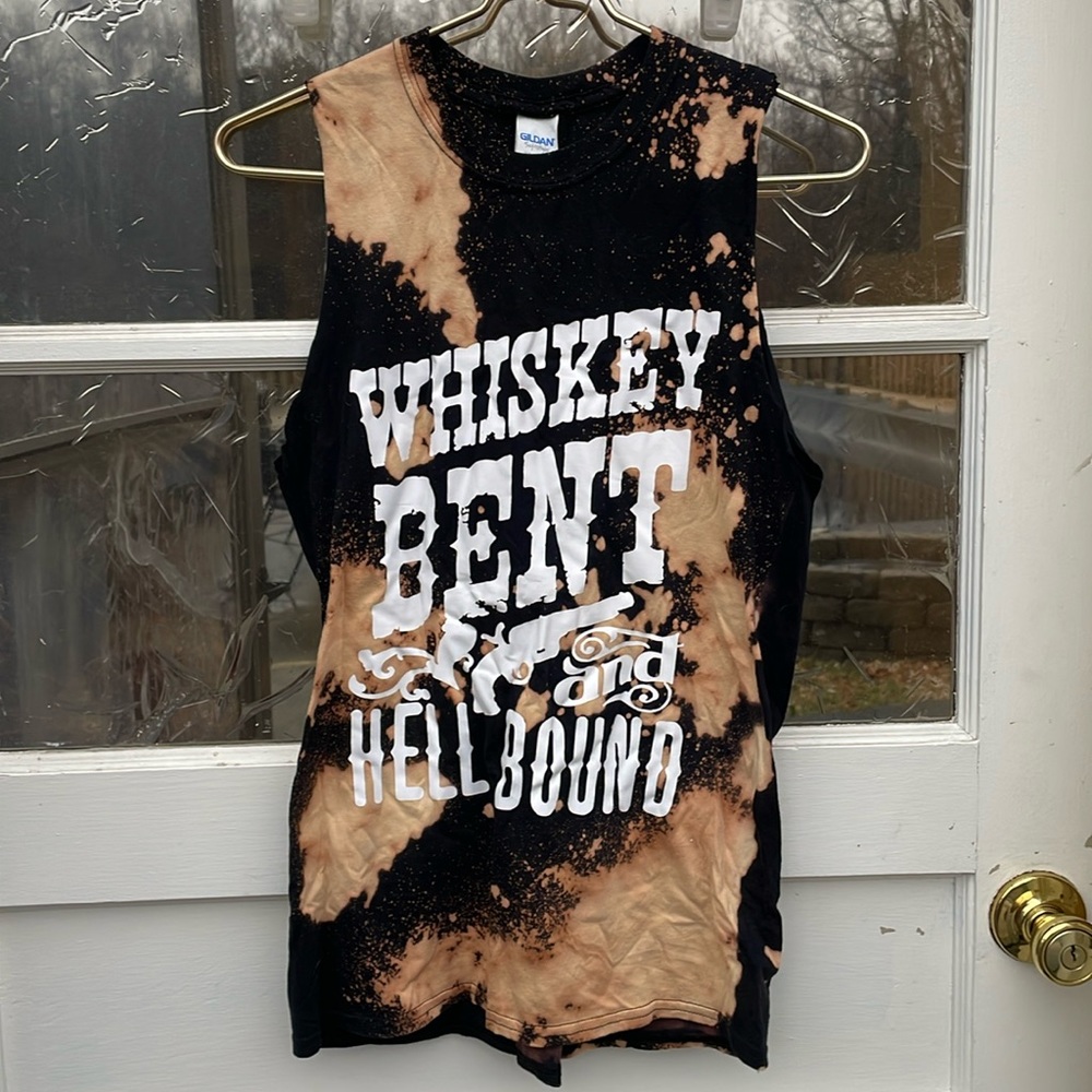 NWT WHISKY BENT AND HELL BOUND TANK